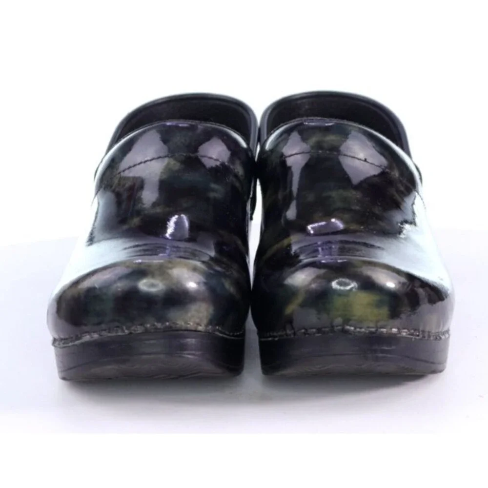 Dansko Women's Professional Nursing Clogs Shoes Sz EU 38 US 7.5-8 Patent Leather